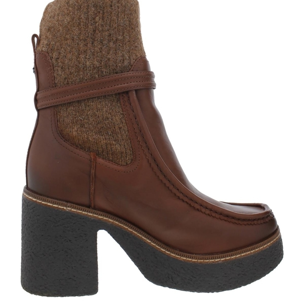 Sam Edelman Womens Sidney Leather Australian Wool Mid-Calf Boots Shoes BHFO 2616 - Picture 1 of 4